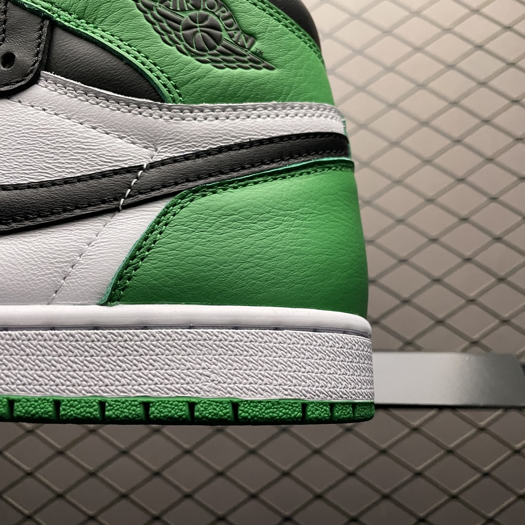 Replica Air Jordan Shoe Air Jordan 1 Black and Lucky GreenDZ5485-031 Size 40.5-47.5