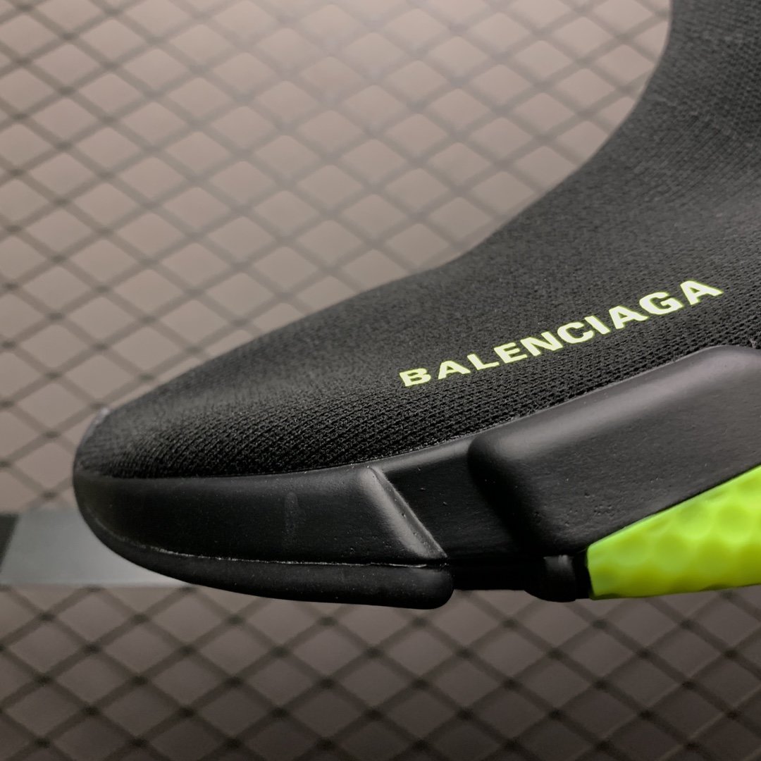 Replica Balenciaga Shoe Balenciaga Speed LT Clear Black Green 36-45