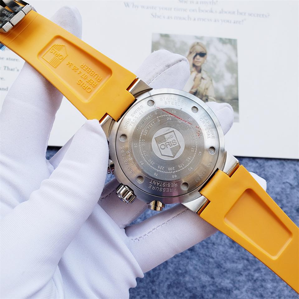 Replica ORIS 904l Stainless Steel Quartz Watch 46MM
