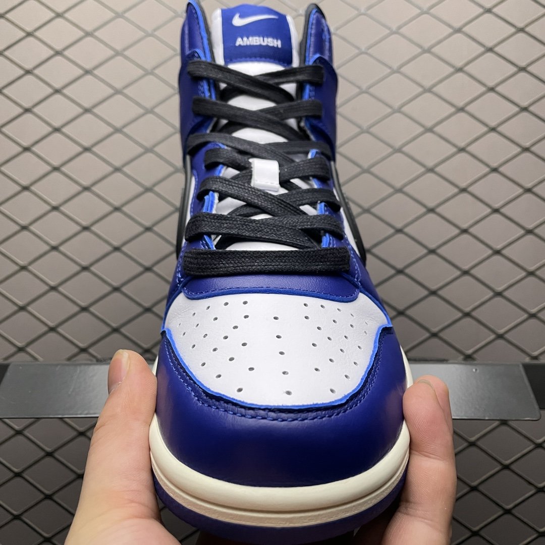 Replica Nike Dunk SB Shoe AMBUSH x Nike Dunk High Deep Rayal CU7544-400 Size 36-47