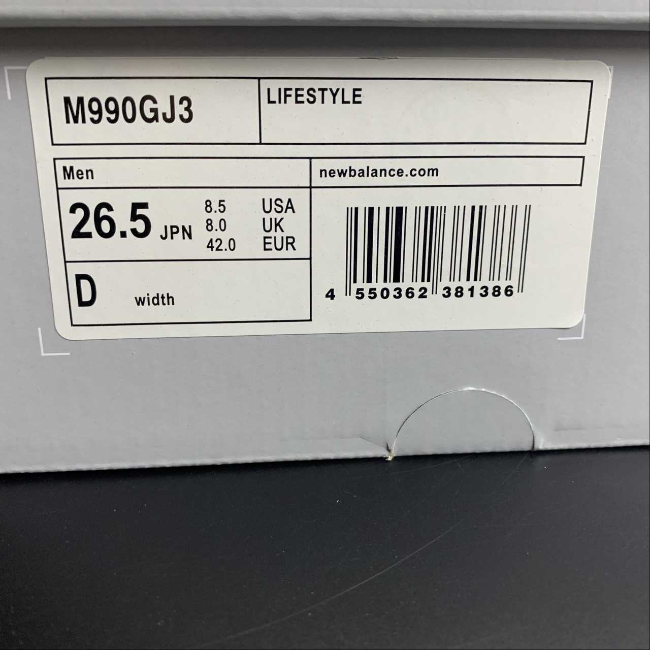 Replica New Balance Shoe New Balance NB990 M990GJ3  36 -45