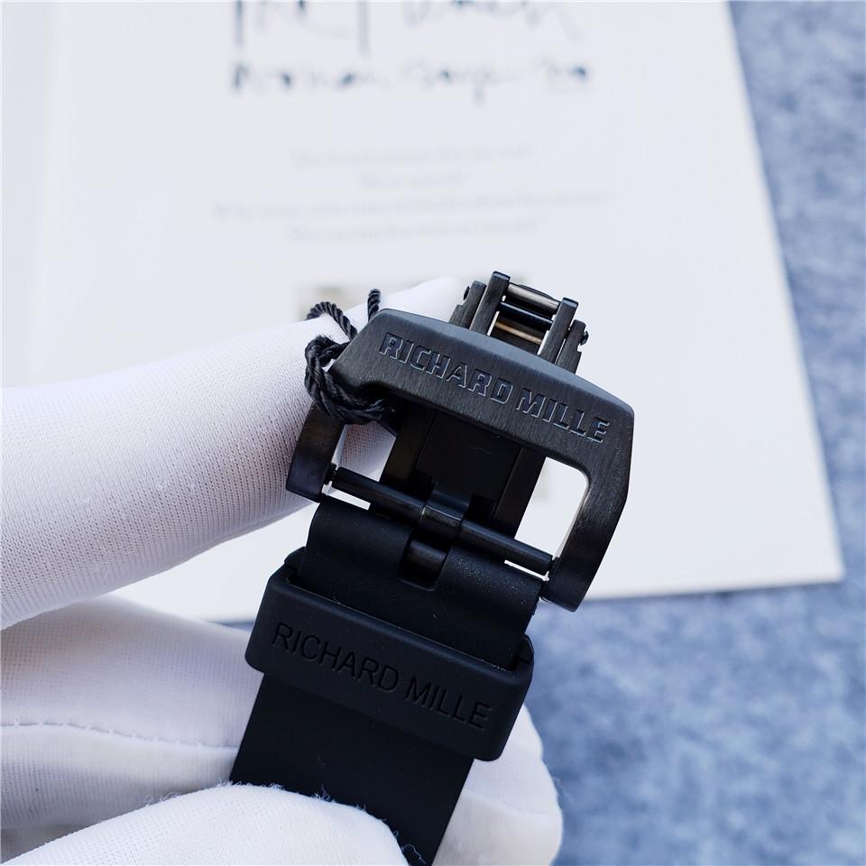 Replica Richard Mille Carbon Fiber Automatic Machine Watch 42MM