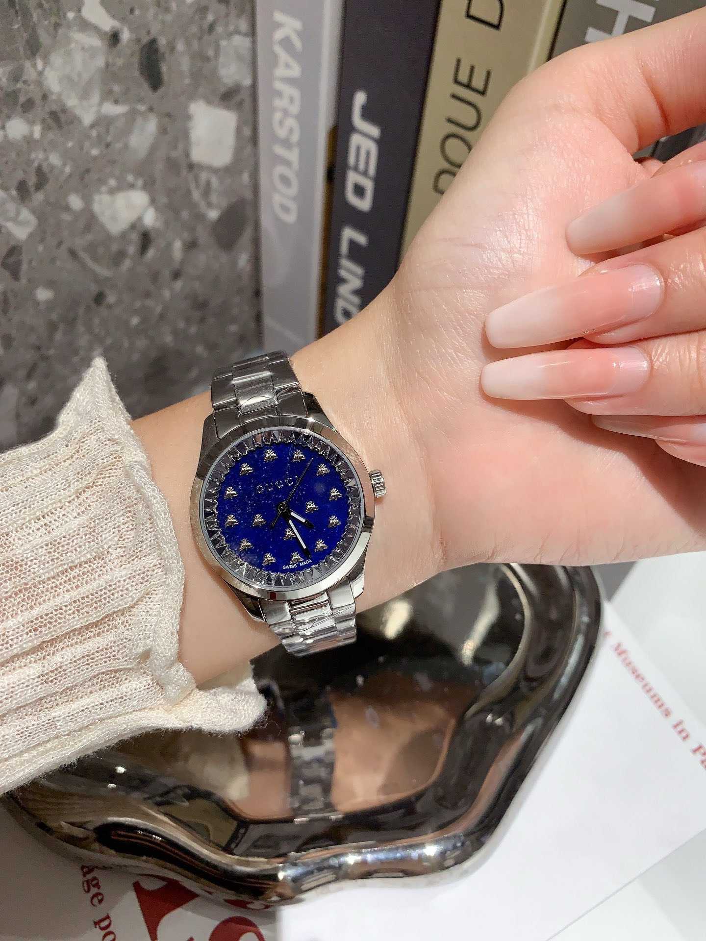 Replica Gucci 904l Stainless Steel Quartz Watch 32MM