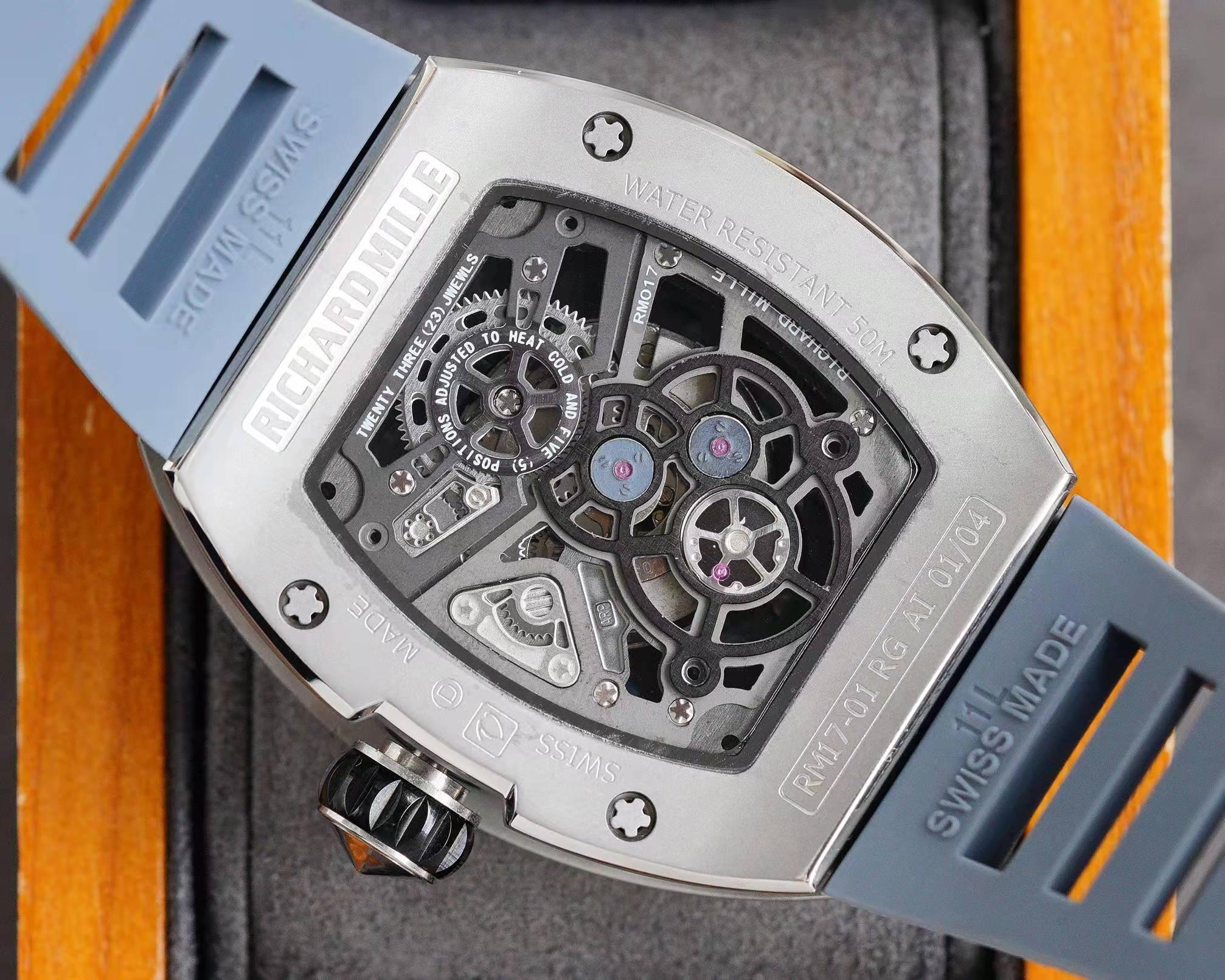 Replica Richard Mille Titanium shell Automatic Machine Watch 42MM