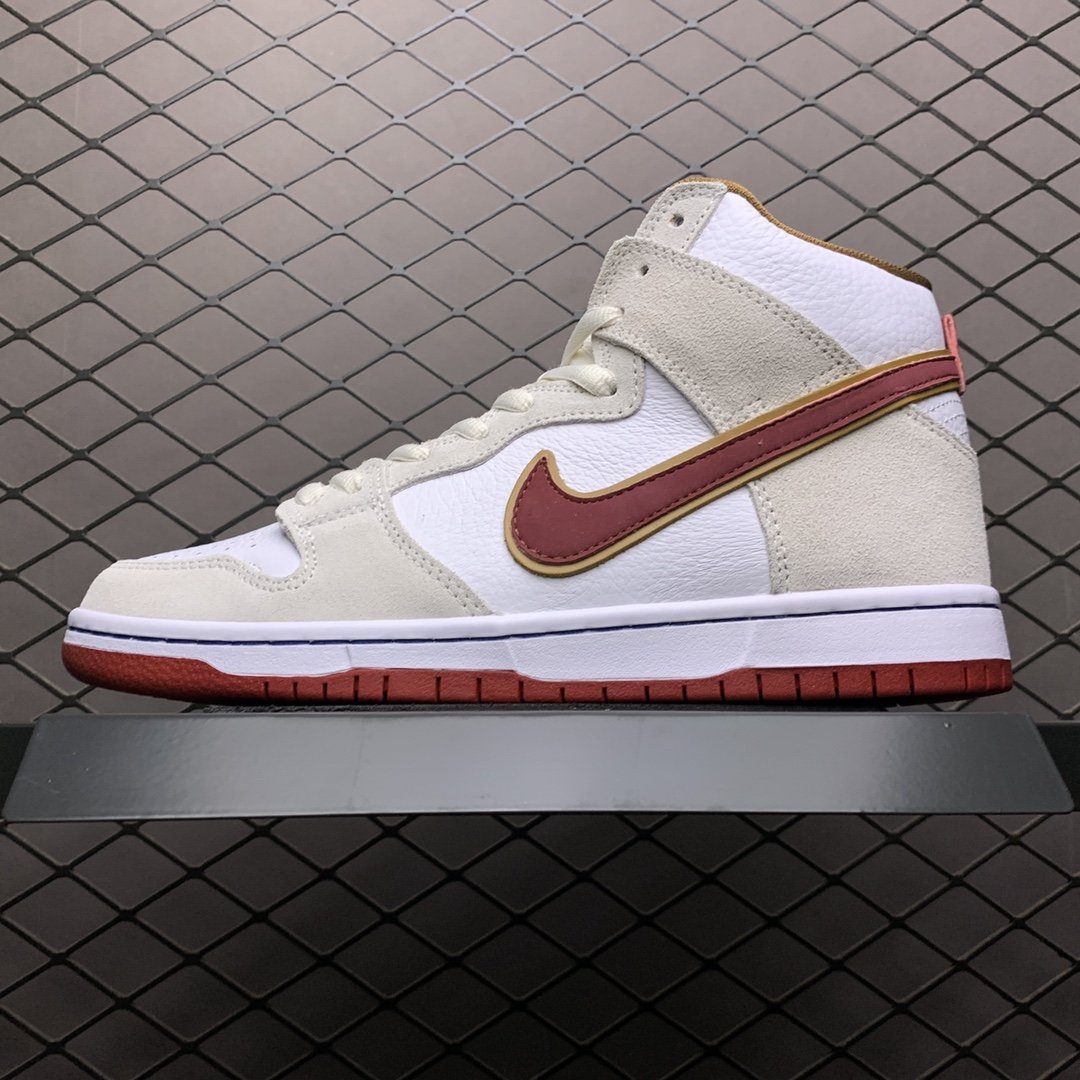 Replica Nike Dunk SB Shoe Nike Dunk High Team Crimson CV9499-100 36-46