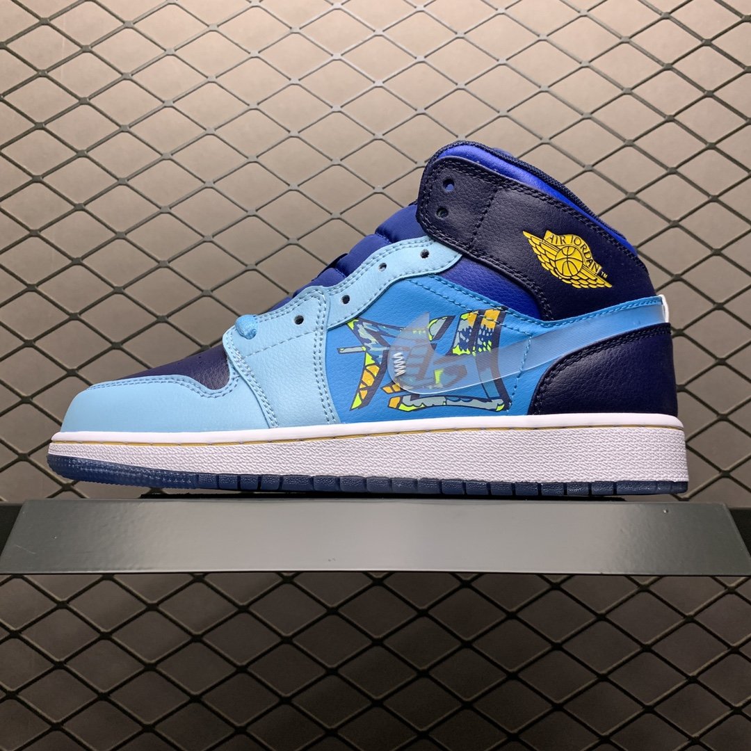 Replica Air Jordan Shoe Air Jordan 1 Mid AJ1 BV7446-400 36-39