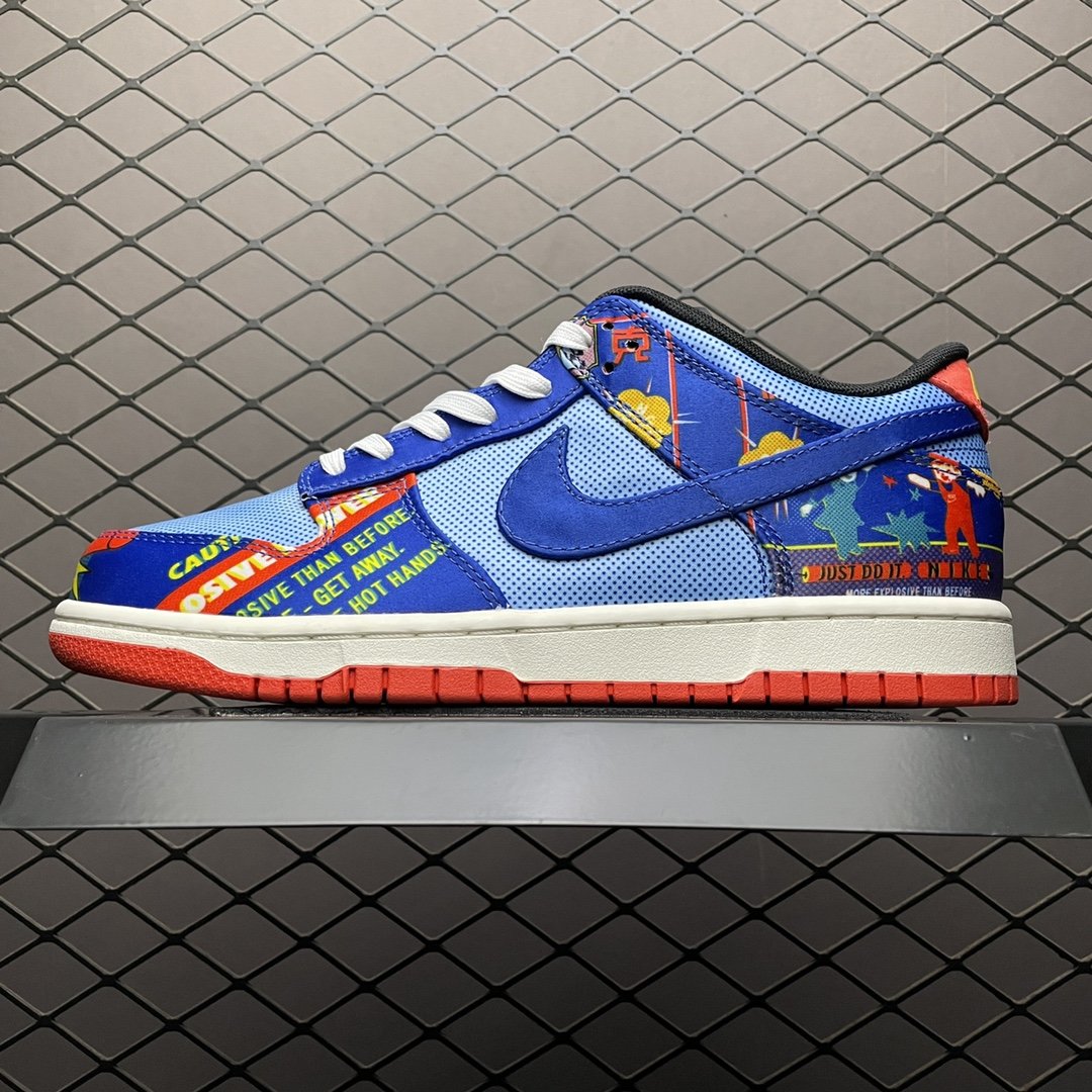 Replica Nike Dunk SB Shoe Nike Dunk Low Firecracker CNYDD8477-446 Size 36-47