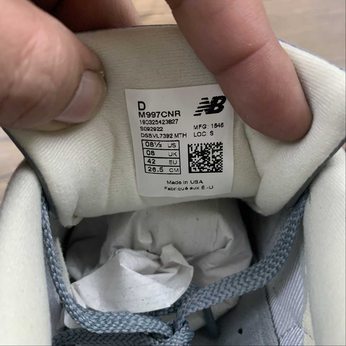 Replica New Balance Shoe New Balance NB997  M997CNR  39.5 40 40.5 41.5 42 42.5 43 44