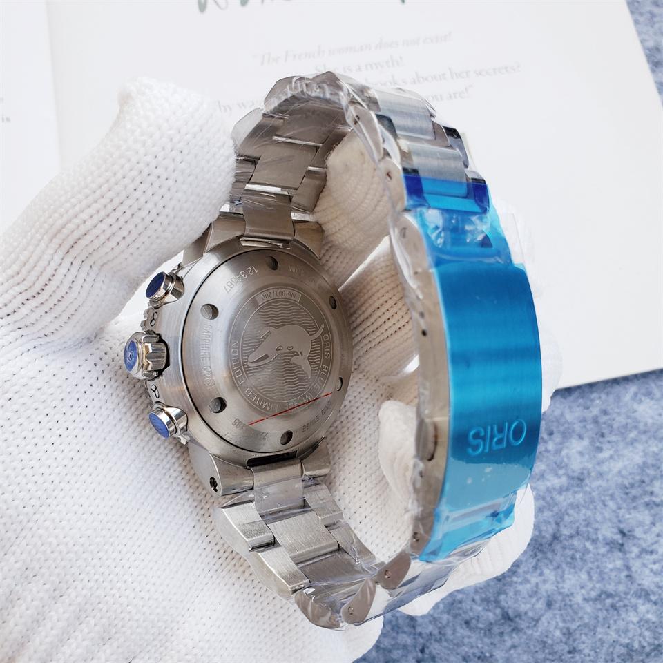 Replica ORIS 904l Stainless Steel Quartz Watch 46MM