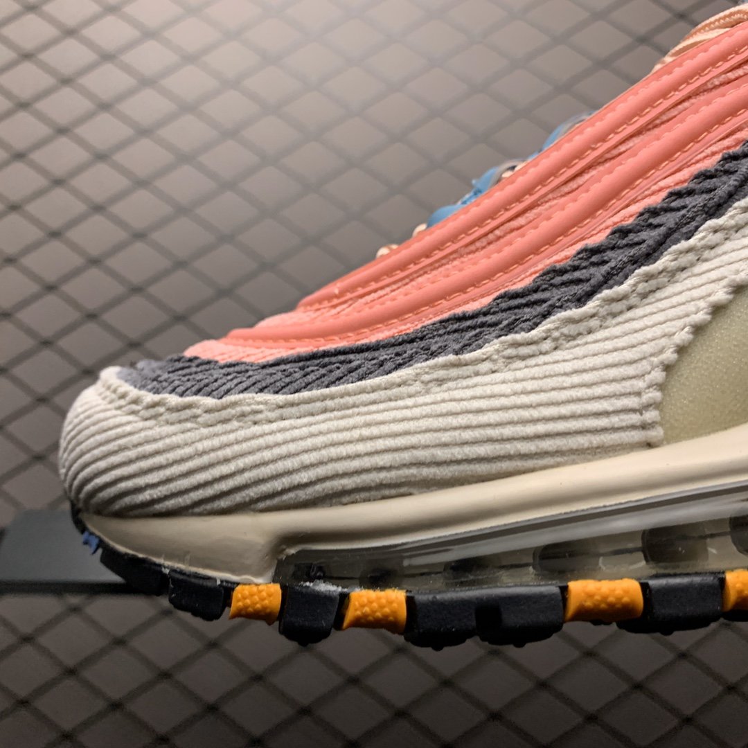 Replica Nike Air Max Shoe Nike Air Max 97 Pink Corduroy 3M CQ7512-046 36-45