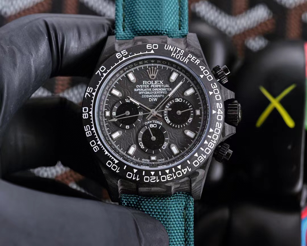 Replica Rolex Daytona Carbon Fibre Automatic Mechanical Watch 40mm