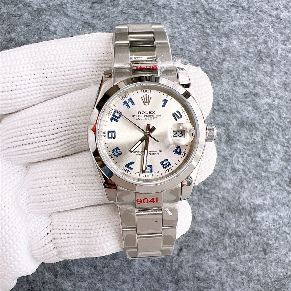 Replica Rolex Datejust 904l Stainless Steel Automatic Mechanical Watch 36mm