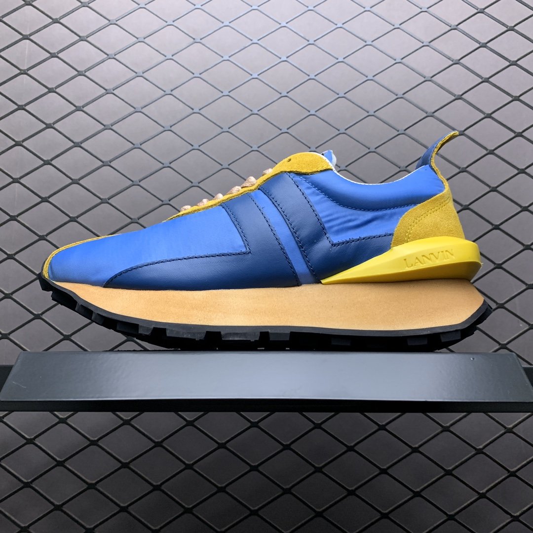 Replica Lanvin Shoe Lanvin Bumper Blue Orange Size 35-40