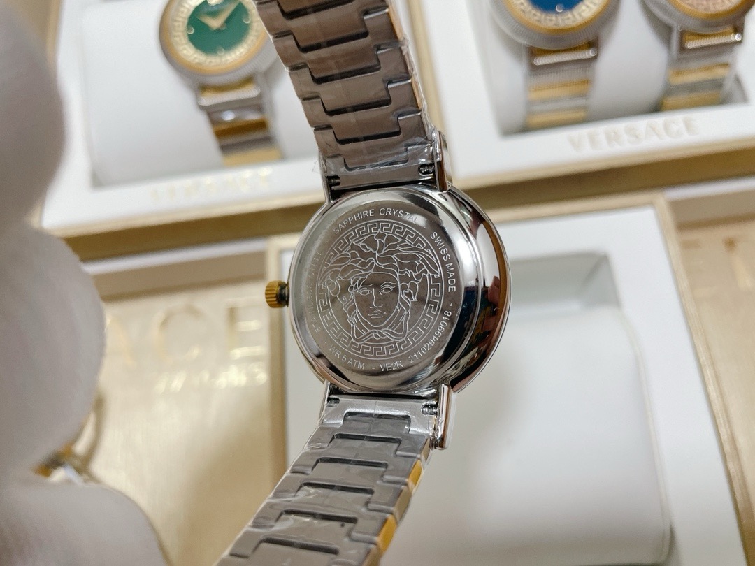 Replica Versace 904l Stainless Steel Quartz Watch 36MM