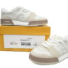 Replica Fendi Shoe Fendi Match Grey White