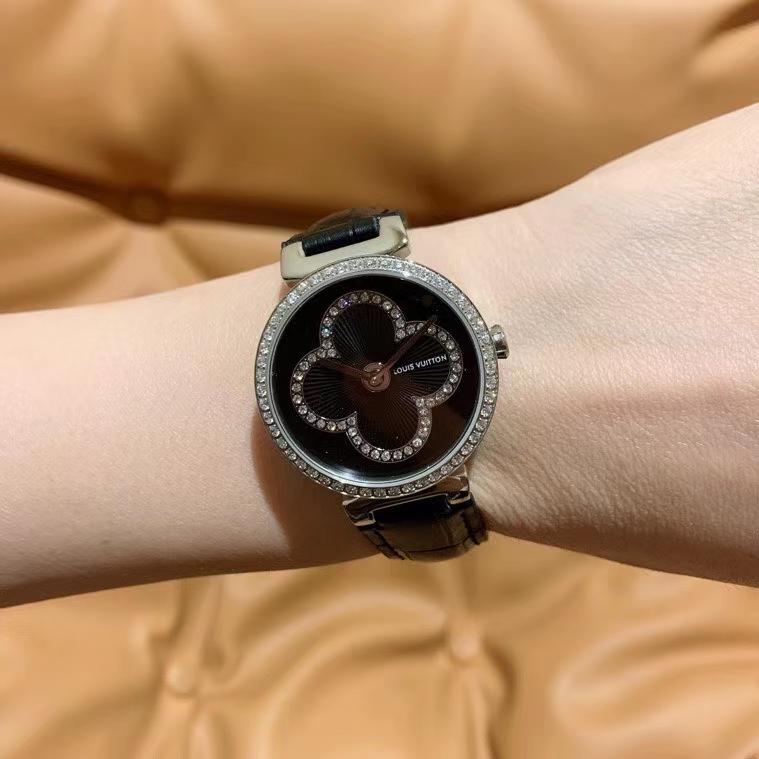 Replica LOUIS VUITTON LV 904l Stainless Steel Quartz Watch 33MM