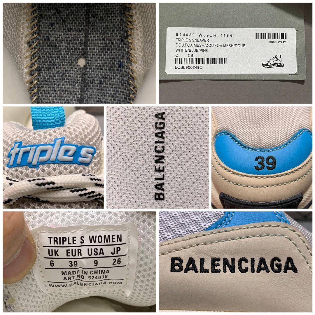 Replica Balenciaga Shoe Balenciaga Triple S Sneaker 524039 Size 35-45