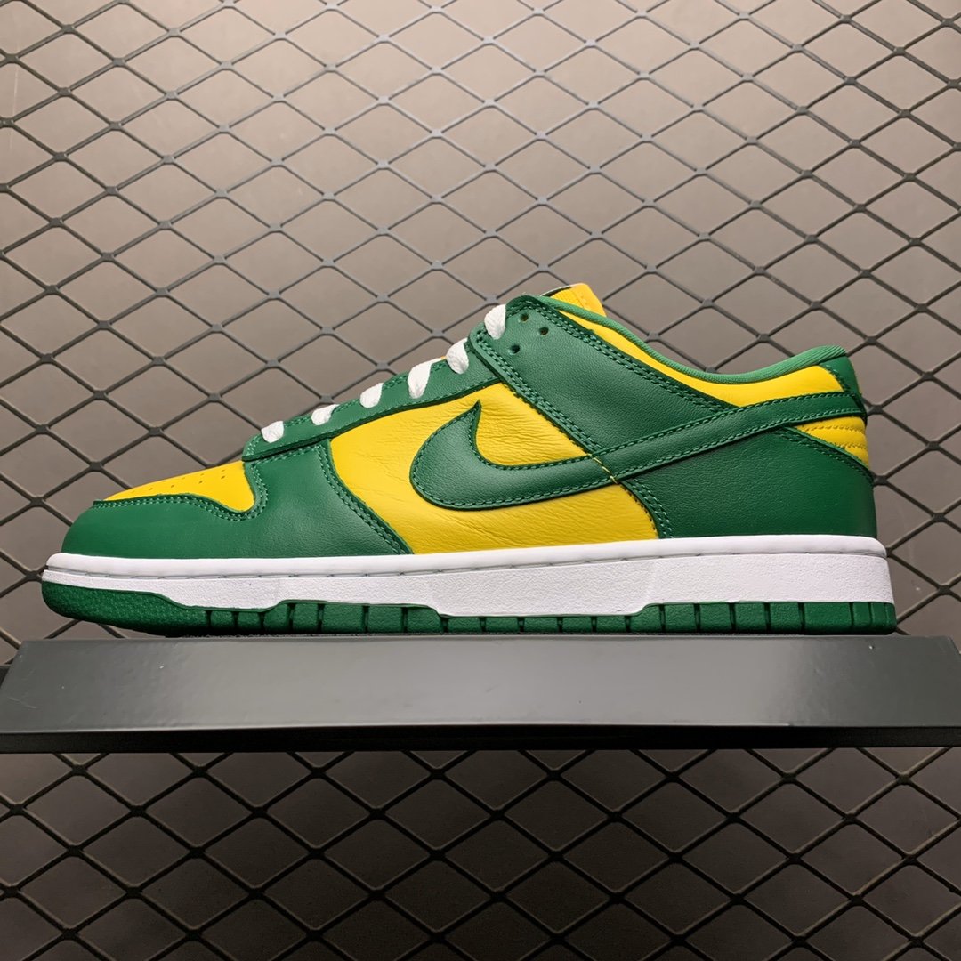 Replica Nike Dunk SB Shoe Nike Dunk Low SP Brazil CU1727-700 36-46