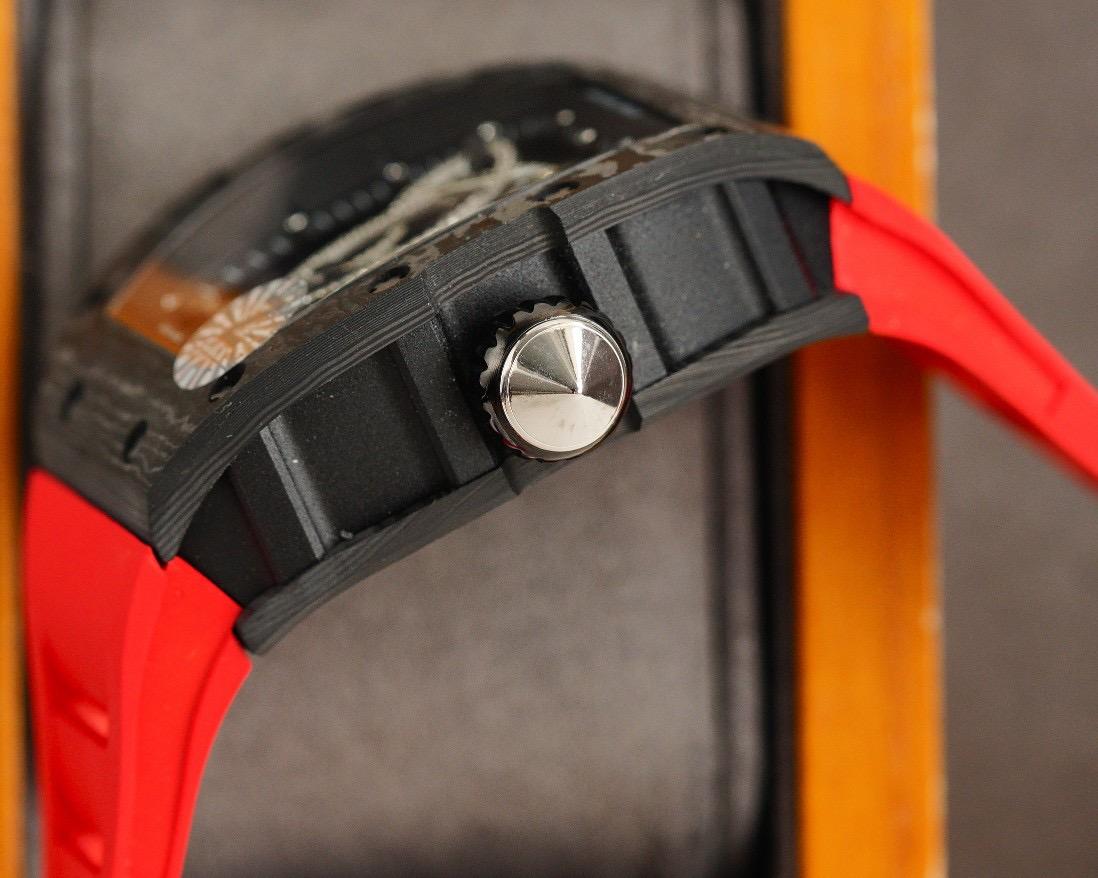 Replica Richard Mille Carbon Fiber Automatic Machine Watch 42MM