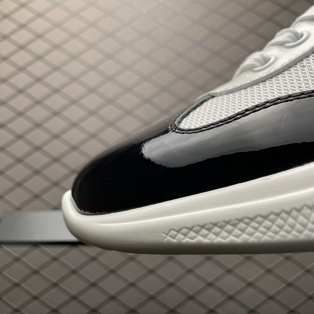 Replica Prada Shoe Prada Calzature Uomo Size 38-46 Black White