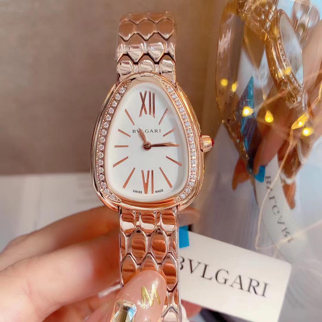 Replica BVLGARI 904l Stainless Steel Quartz Watch 35MM