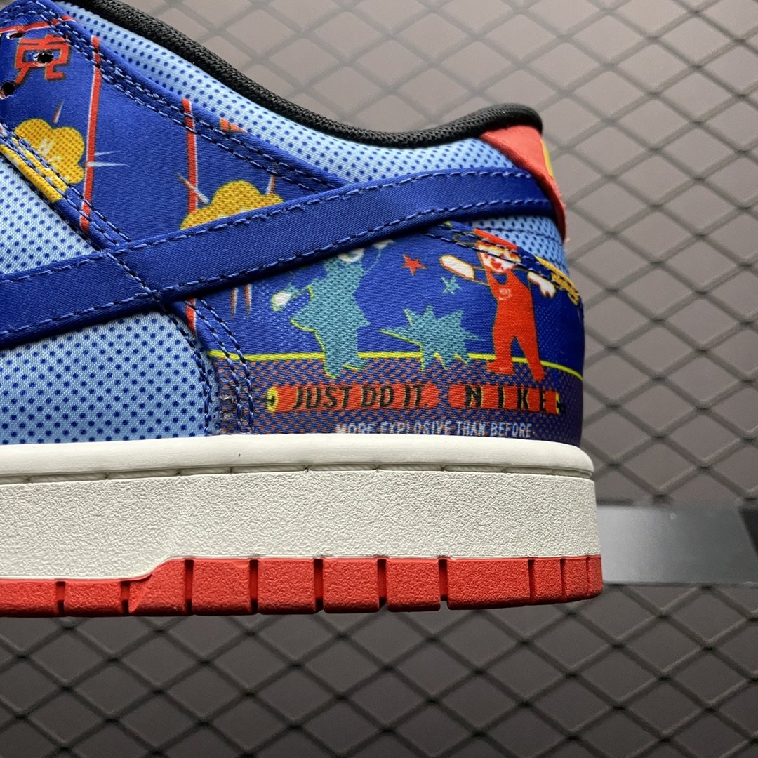 Replica Nike Dunk SB Shoe Nike Dunk Low Firecracker CNYDD8477-446 Size 36-47