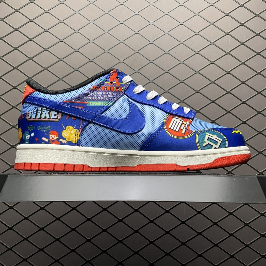 Replica Nike Dunk SB Shoe Nike Dunk Low Firecracker CNYDD8477-446 Size 36-47