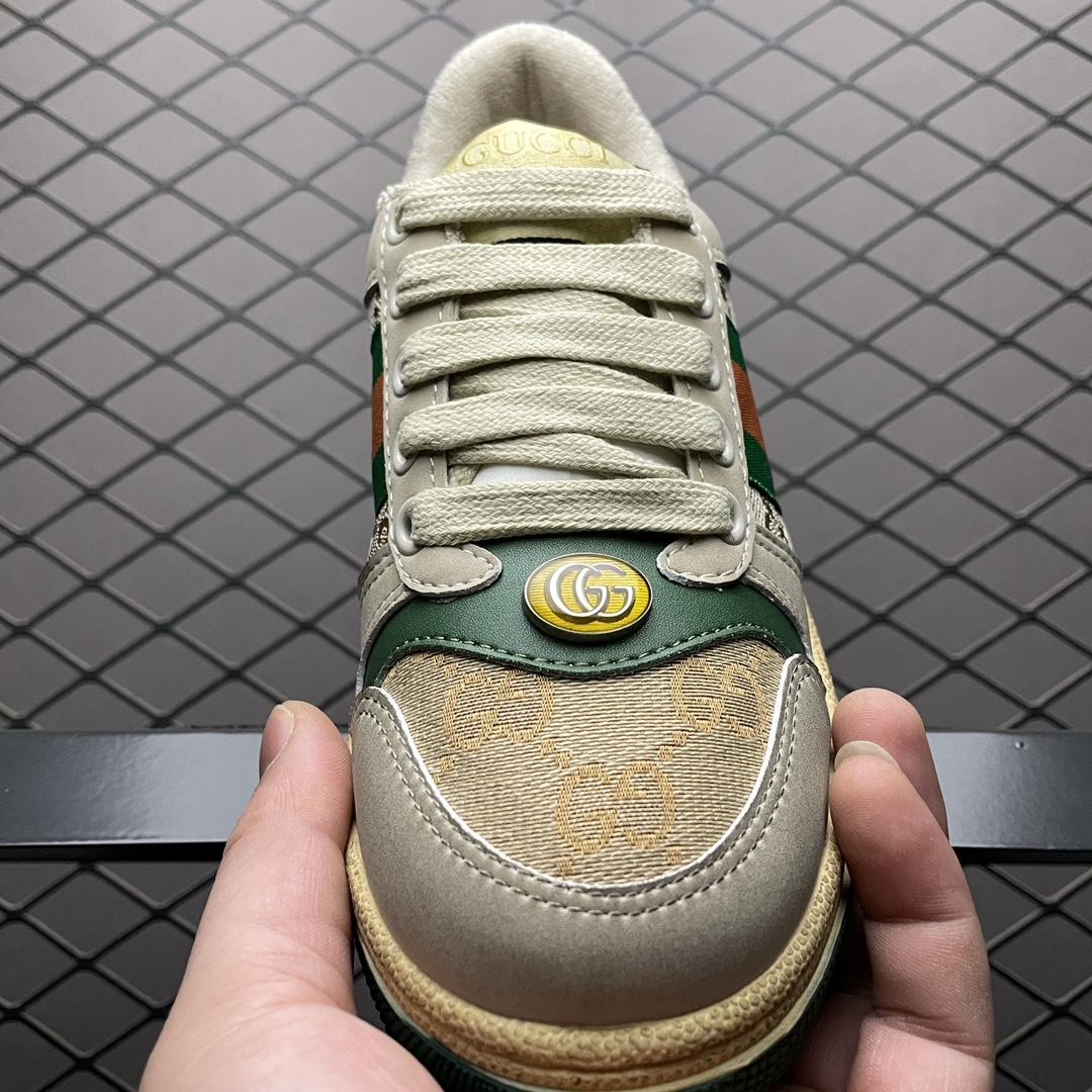Replica GUCCI Shoe Gucci Screener Youth ShoesSize 27 28 29 30 31 32 33 34 35