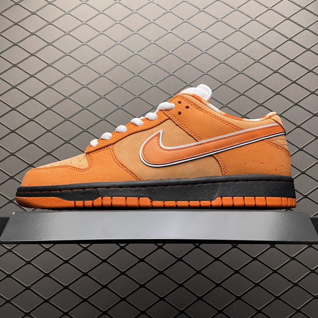 Replica Nike Dunk SB Shoe Concepts x Nike Dunk Low Orange Labster  FD8776-800