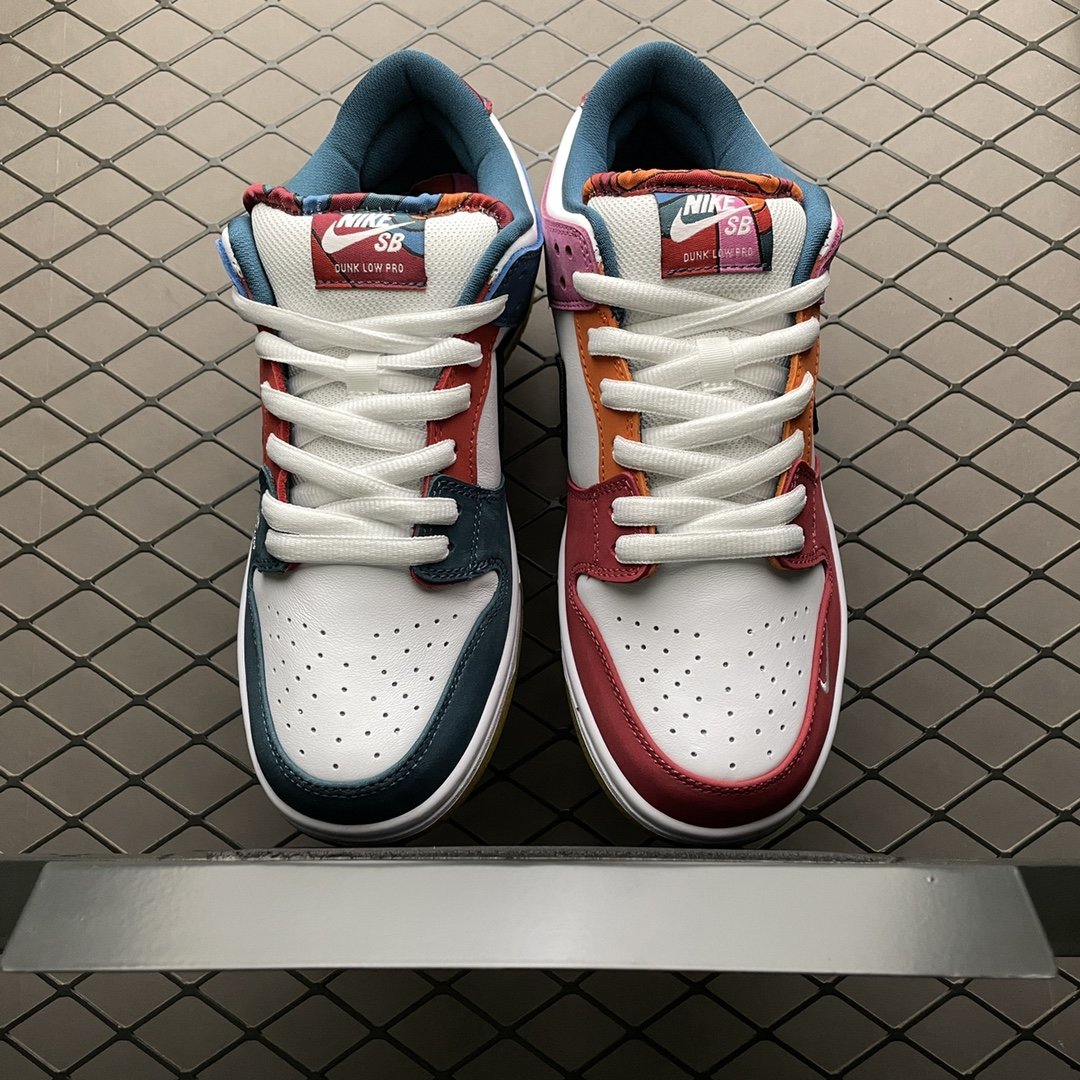 Replica Nike Dunk SB Shoe Parra x Nike SB Dunk Low DH7695-100 Size 36-47