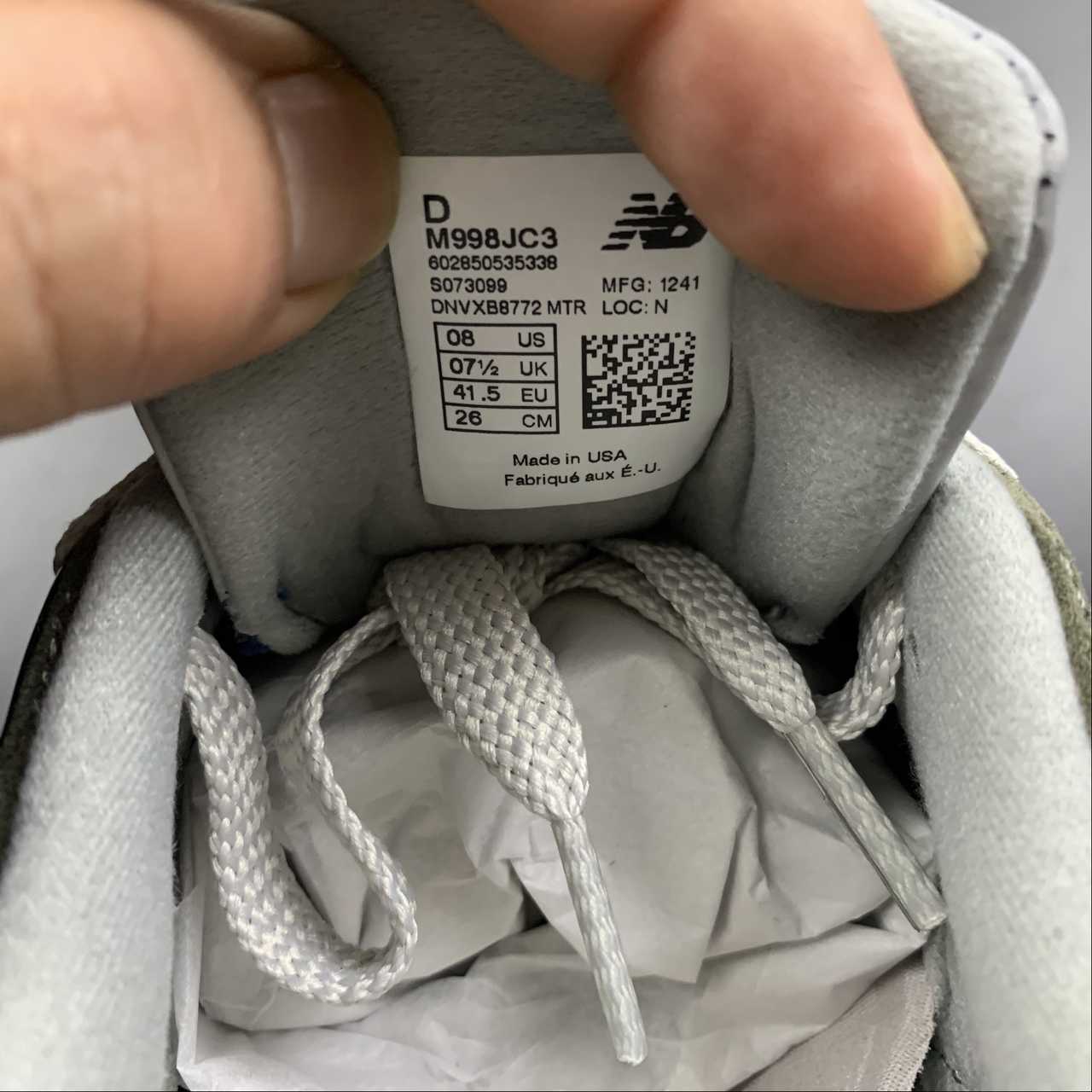 Replica New Balance Shoe New Balance NB998  M998JC3  39.5 40 40.5 41.5 42 42.5 43 44