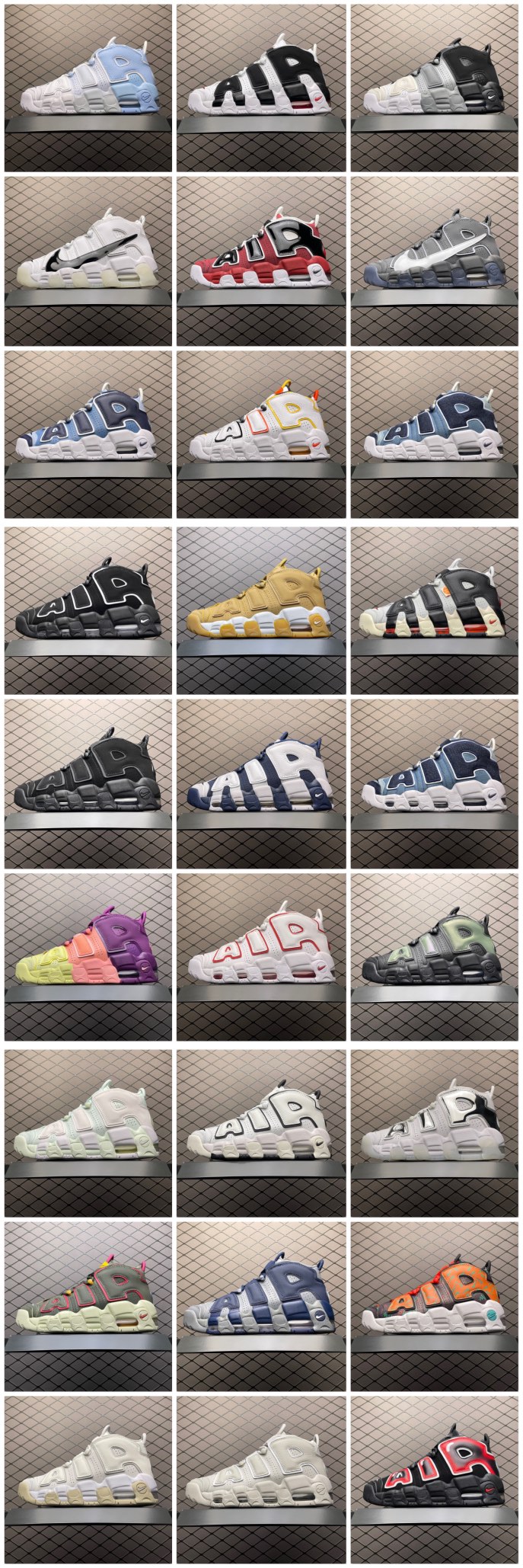 Replica Nike Shoe Nike Air More Uptempo  415082-403  CN8118-400 SIZE 36-