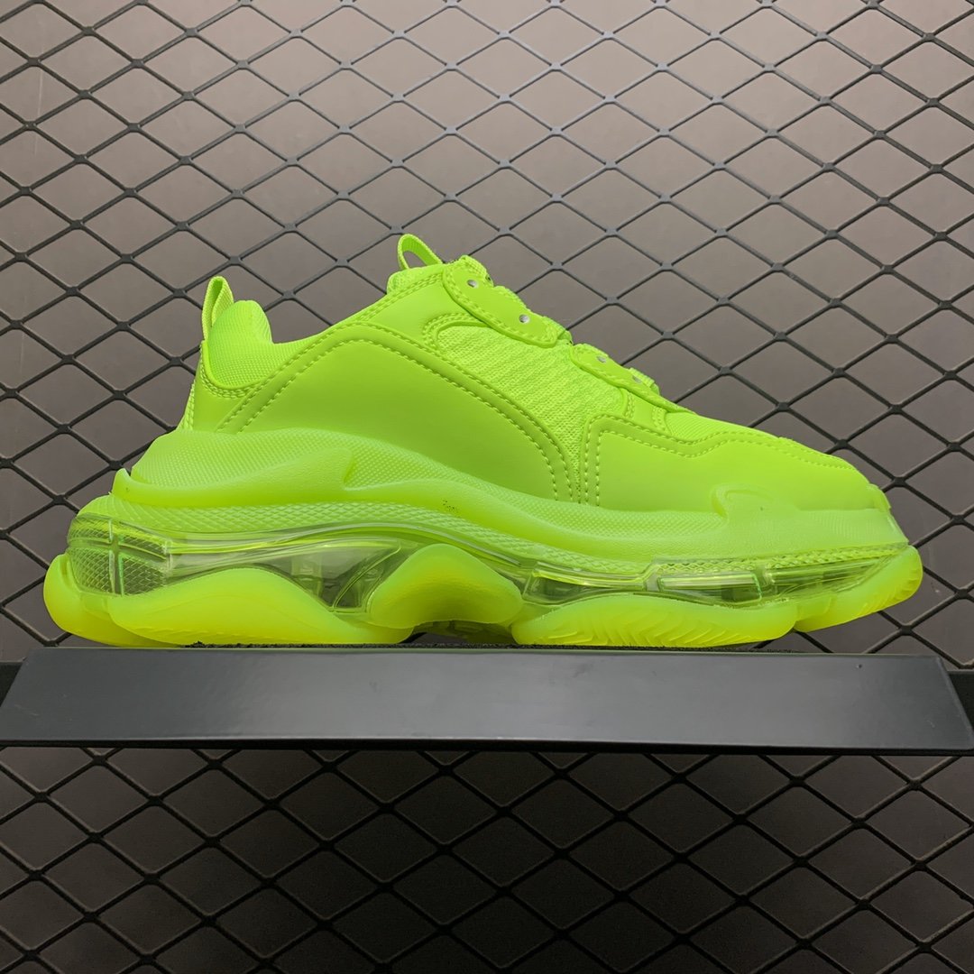 Replica Balenciaga Shoe Balenciaga Triple S 3.0 ALL GREEN 35-46