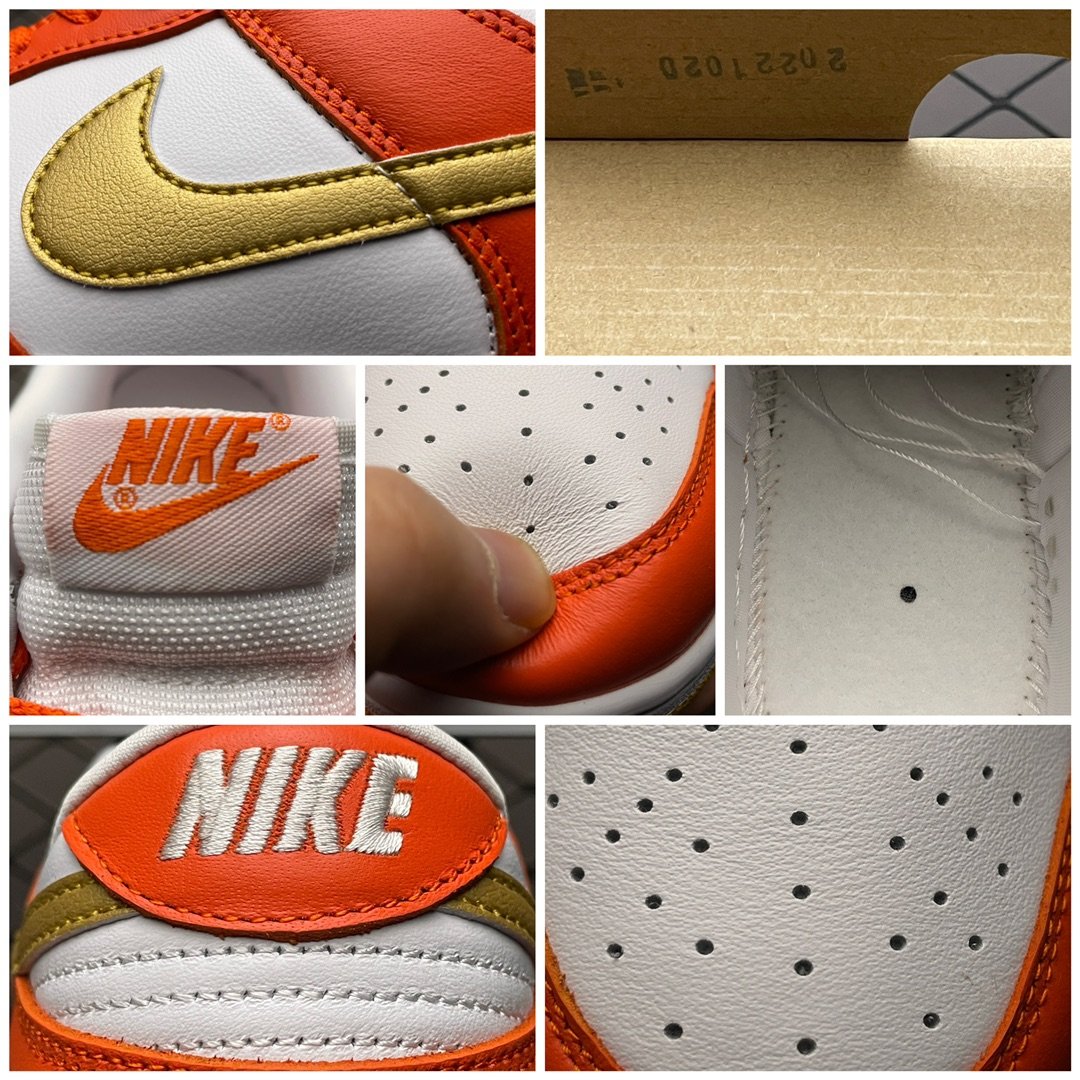 Replica Nike Dunk SB Shoe NIKE Dunk LowGolden Orange DQ4690-800 36-46