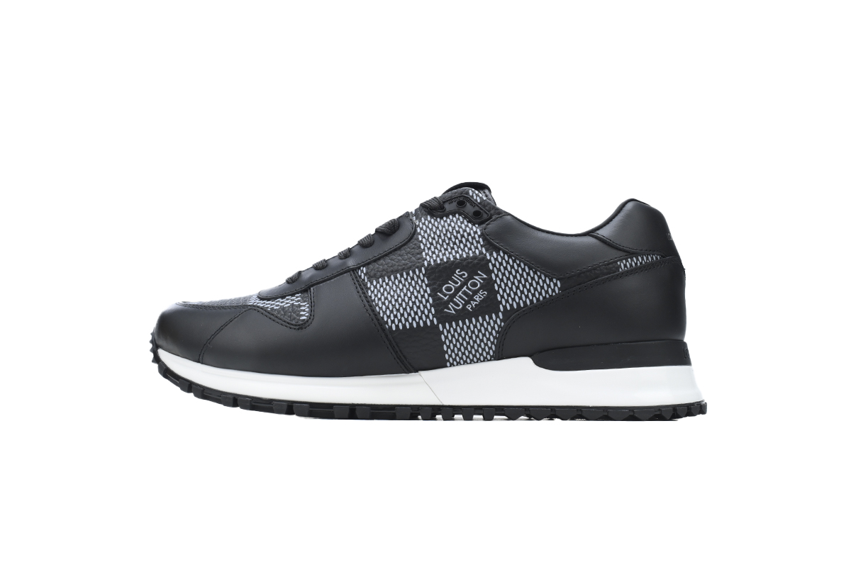 Replica LV Shoe  LV Run Away Black White