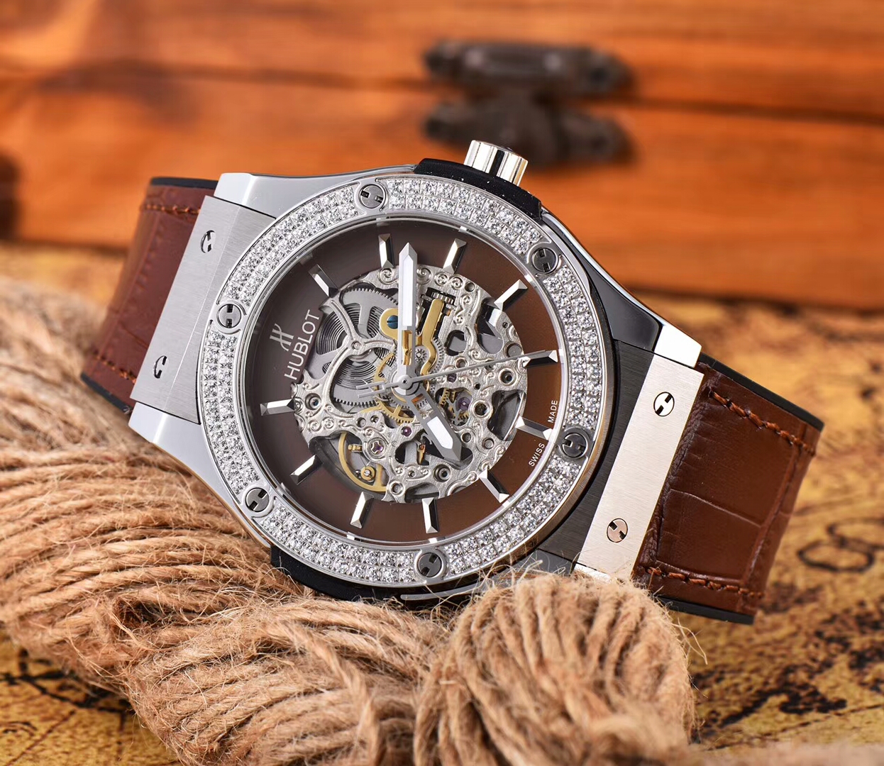Replica Hublot 904l Stainless Steel Automatic Mechanical Watch 42MM