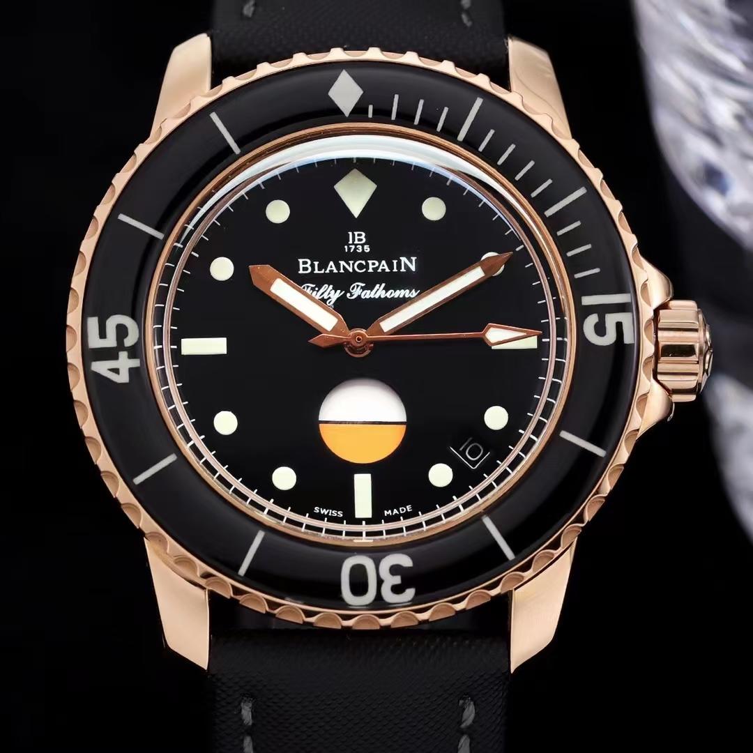 Replica Blancpain 904l Stainless Steel Automatic Machine 9015 Japanese movement Watch 45MM