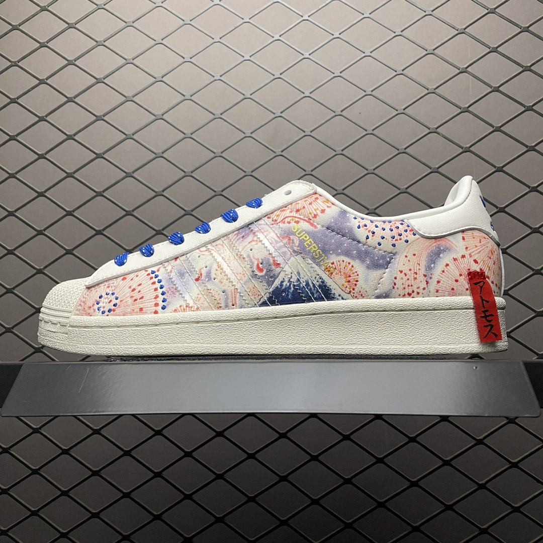 Replica Adidas Shoe Atmos x Three Tides Tattoo x Adidas Superstar GX7791 SIZE 35-45
