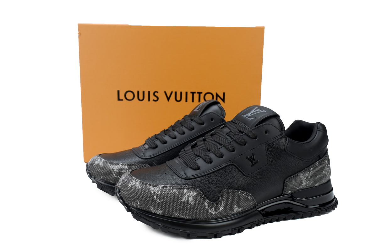 Replica LV Shoe  LV Run Away Black Grey