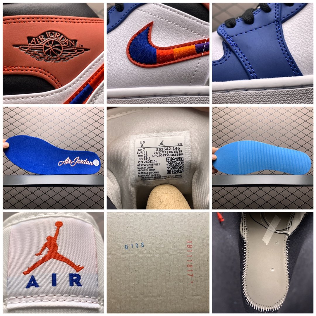Replica Air Jordan Shoe Air Jordan 1 MID AJ1 852542-146 Size 40-46