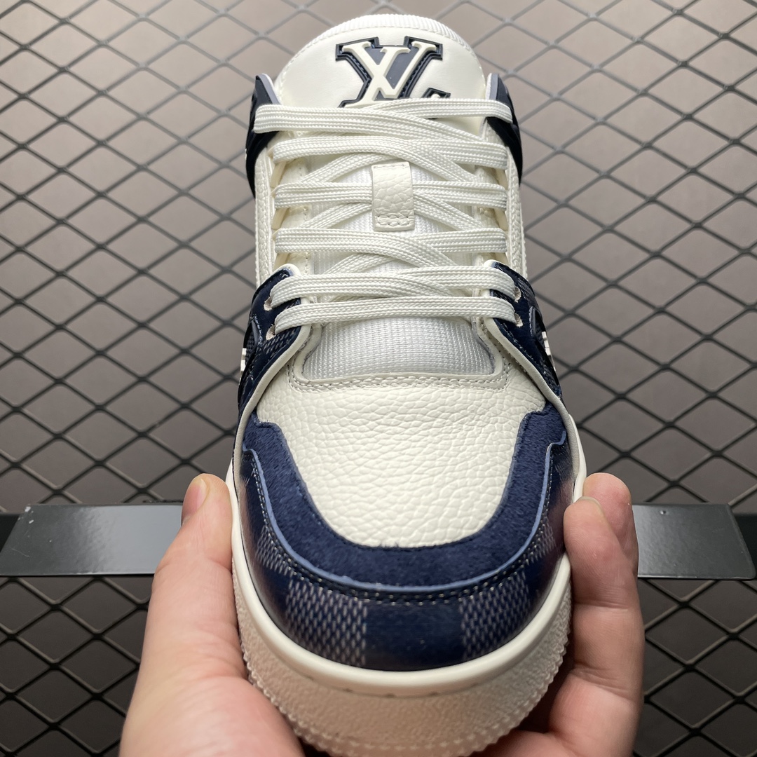 Replica Louis Vuitton Shoe Louis Vuitton LV Trainer Size 38 39 40 41 42 43 44 45 46