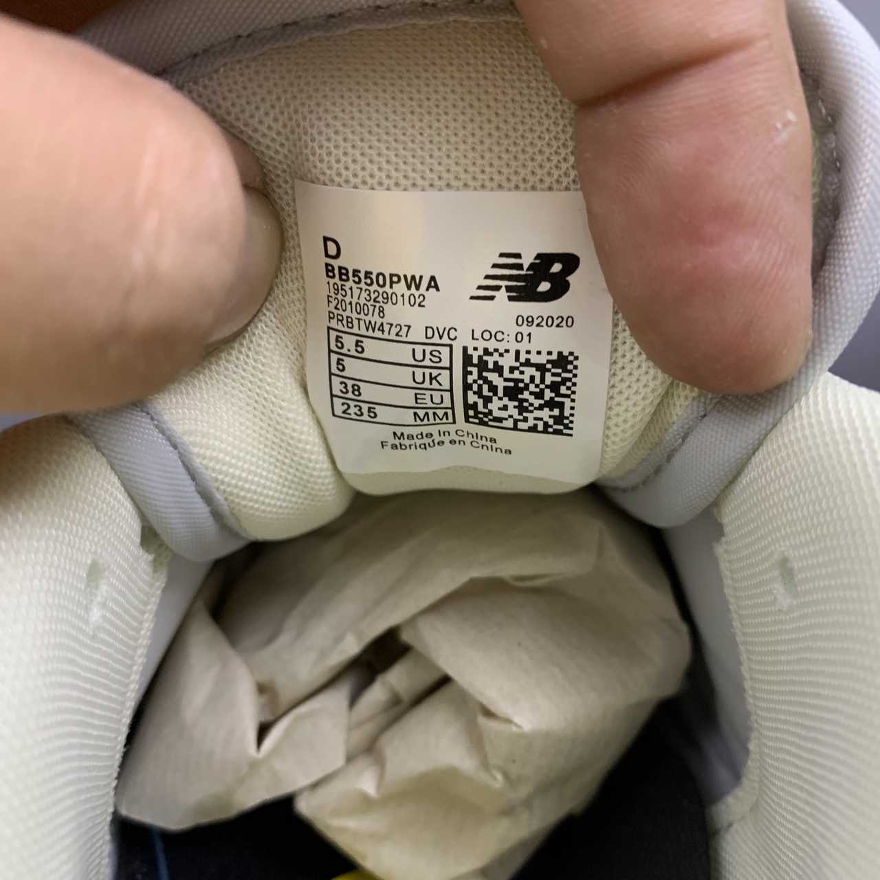 Replica New Balance Shoe New Balance NB550  BB550PWA  36-45