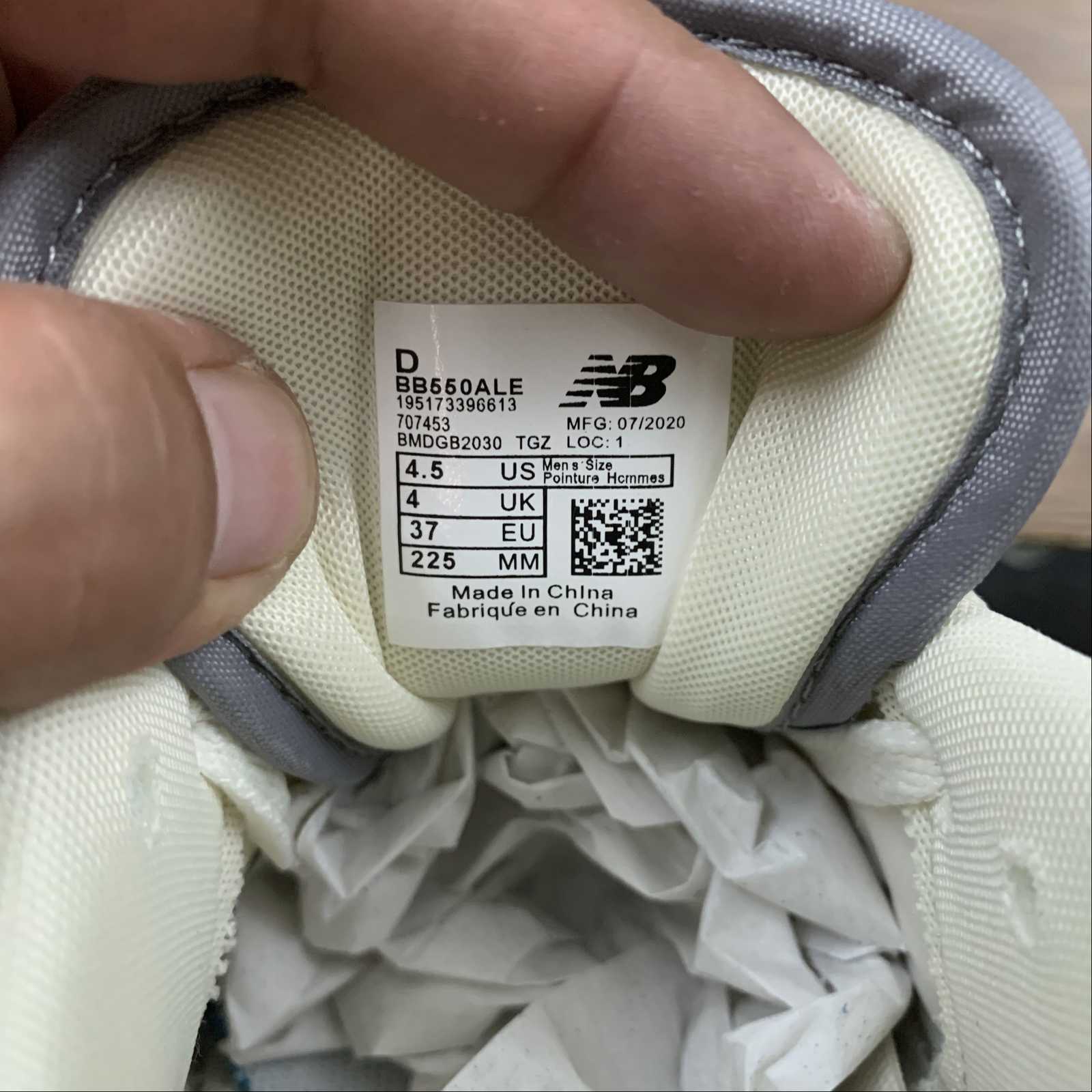 Replica New Balance Shoe New Balance NB550  BB550ALE  36-45