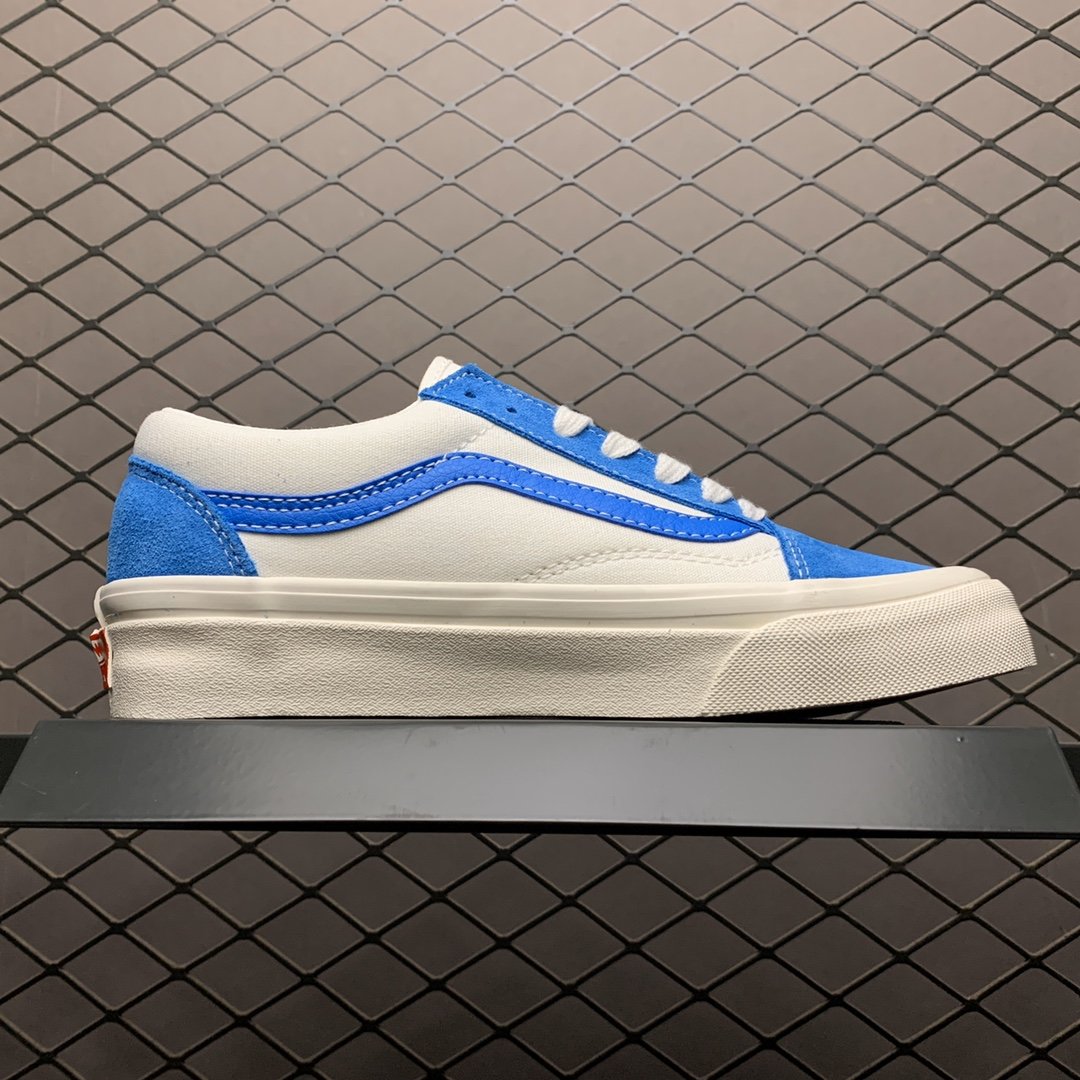Replica Vans Shoe Vans Old Skool WHITE BLUE 35-44