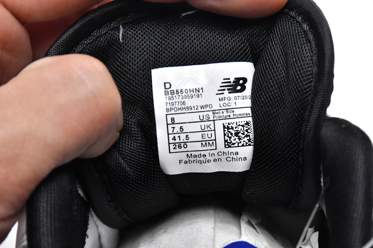 Replica New Balance Shoe BB550HN1 New Balance 550 Shifted Sport Pack Team Royal