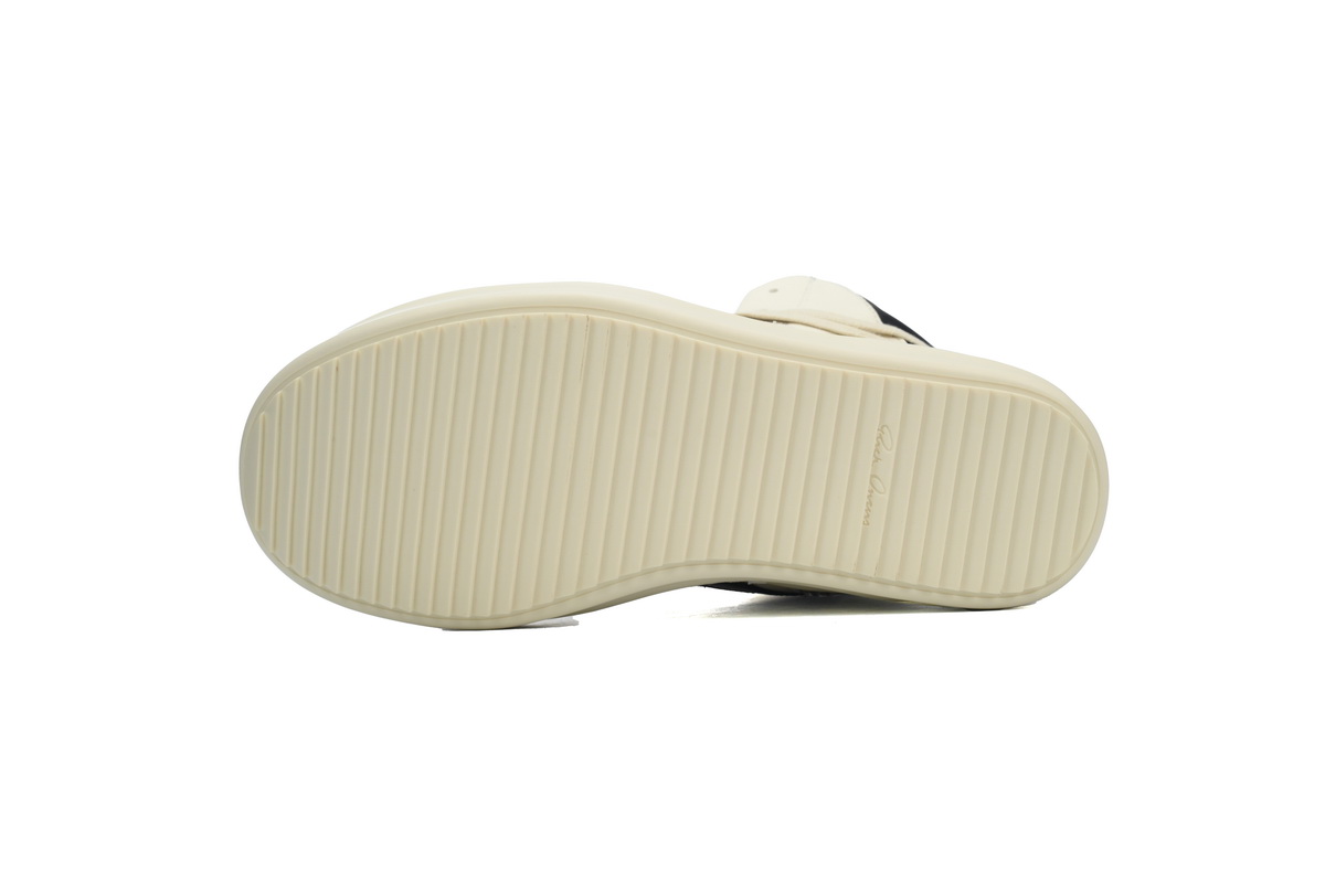 Replica Rick Owens Shoe Rick Owens Luxor Geobasket High ‘Milk Black’