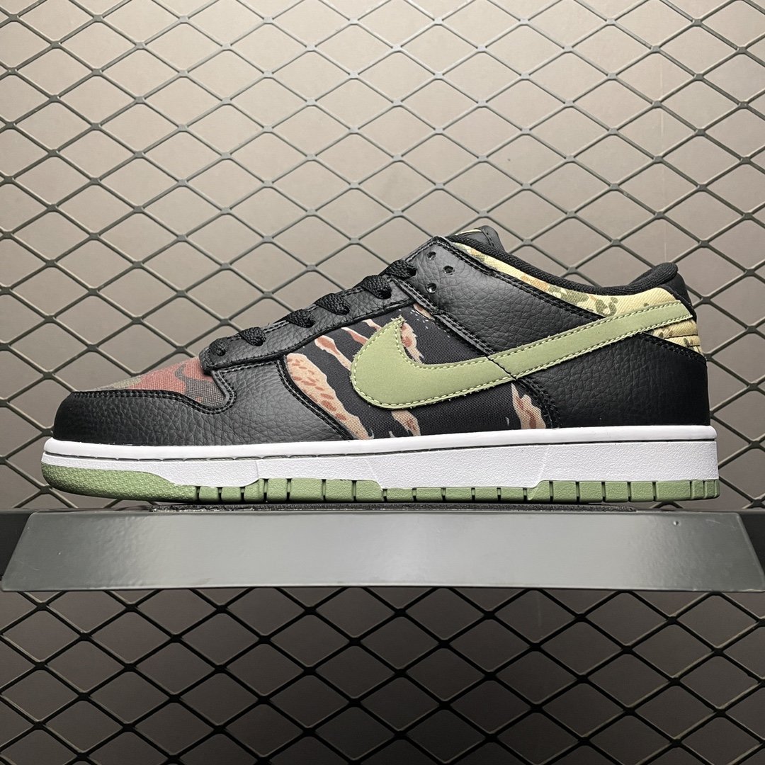 Replica Nike Dunk SB Shoe Nike Dunk LowBlack Multi Camo DH0957-001 36-46