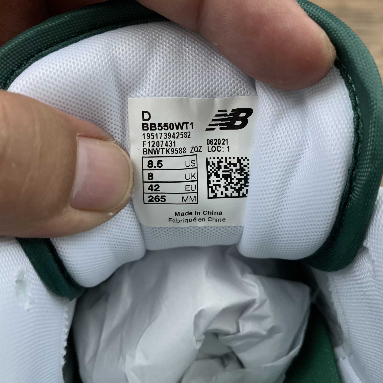 Replica New Balance Shoe New Balance NB550  BB550WT1  36-45