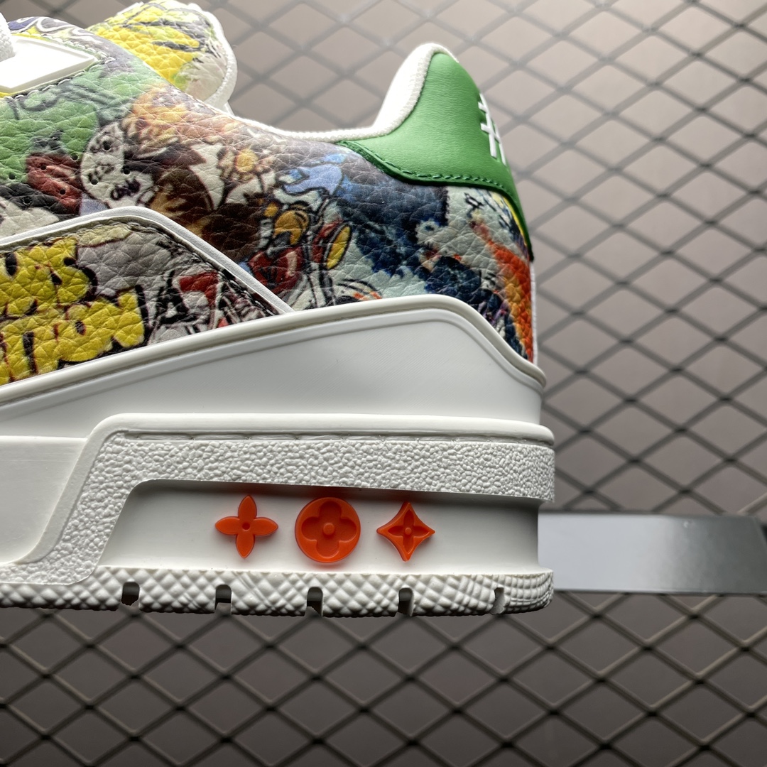 Replica Louis Vuitton Shoe Yayoi Kusama x Louis Vuitton LV Trainer Size 38-46