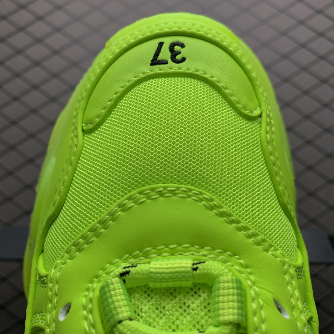 Replica Balenciaga Shoe Balenciaga Triple S 3.0 ALL GREEN 35-46